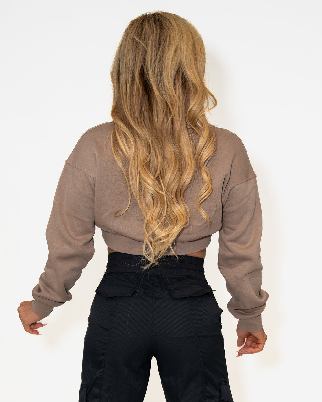 Bombshell Cloud 9 Crop - Light Coffee