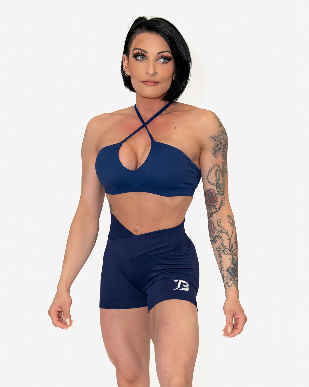 Bombshell X-Factor Bra - Crisp Navy