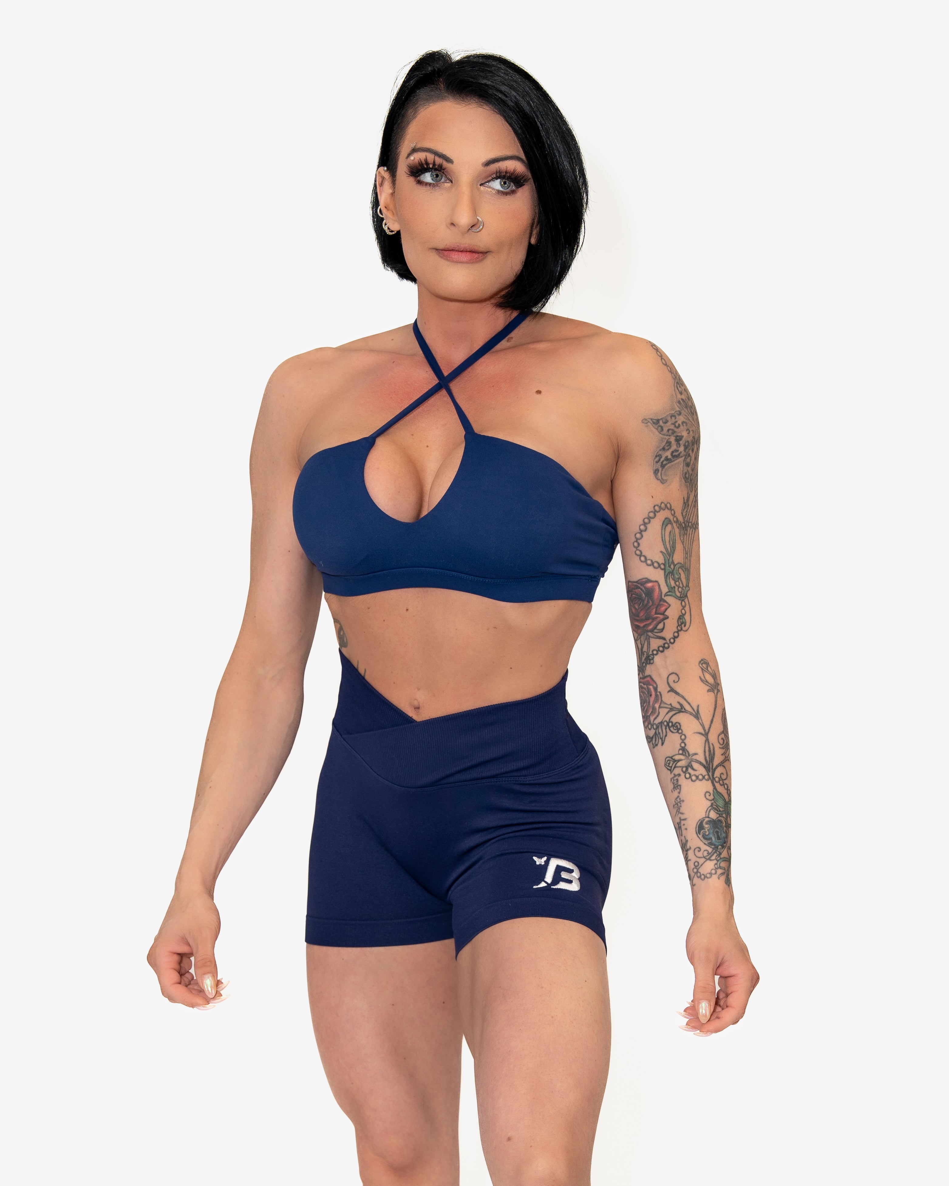 Bombshell X-Factor Bra - Crisp Navy