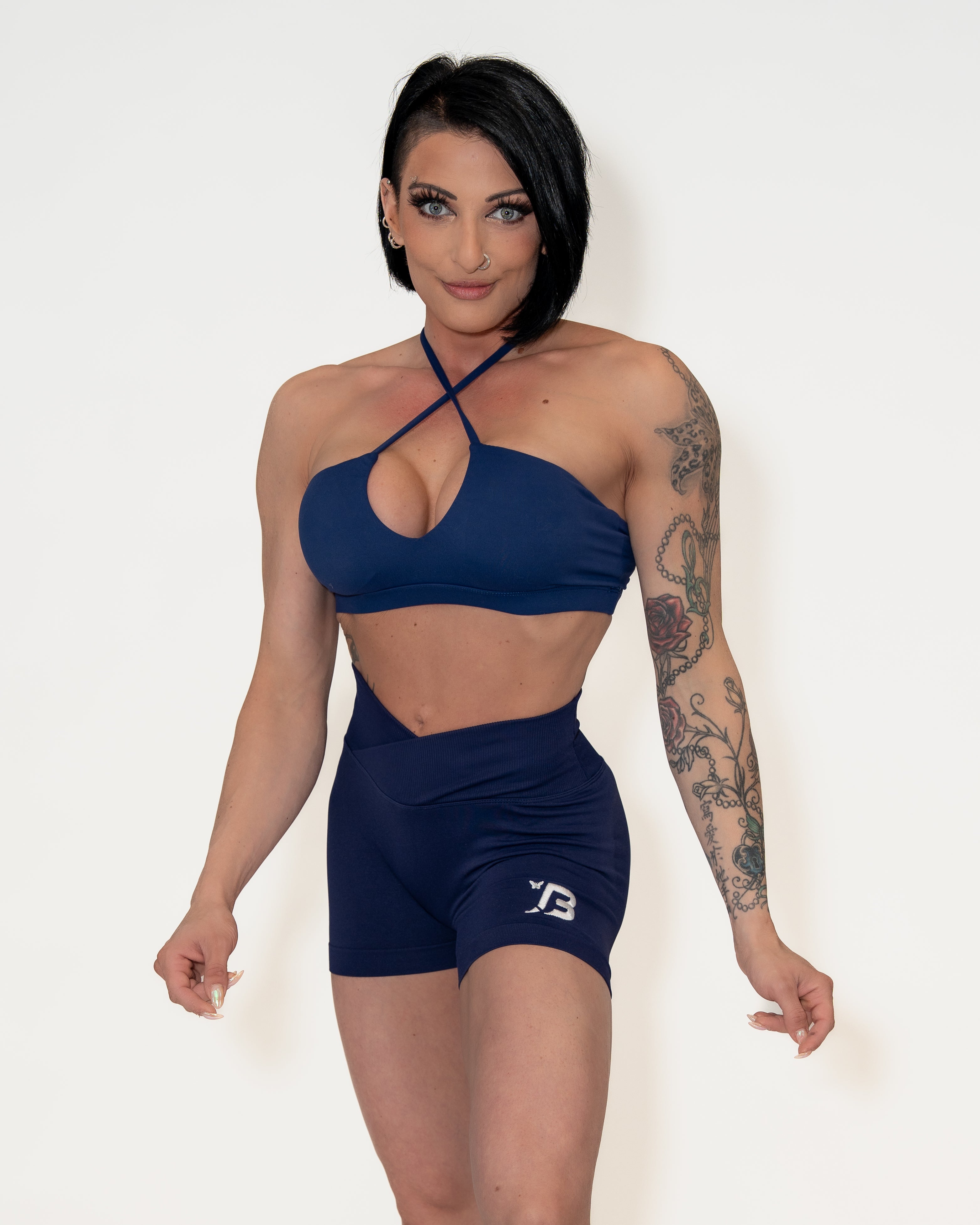 Bombshell X-Factor Bra - Crisp Navy