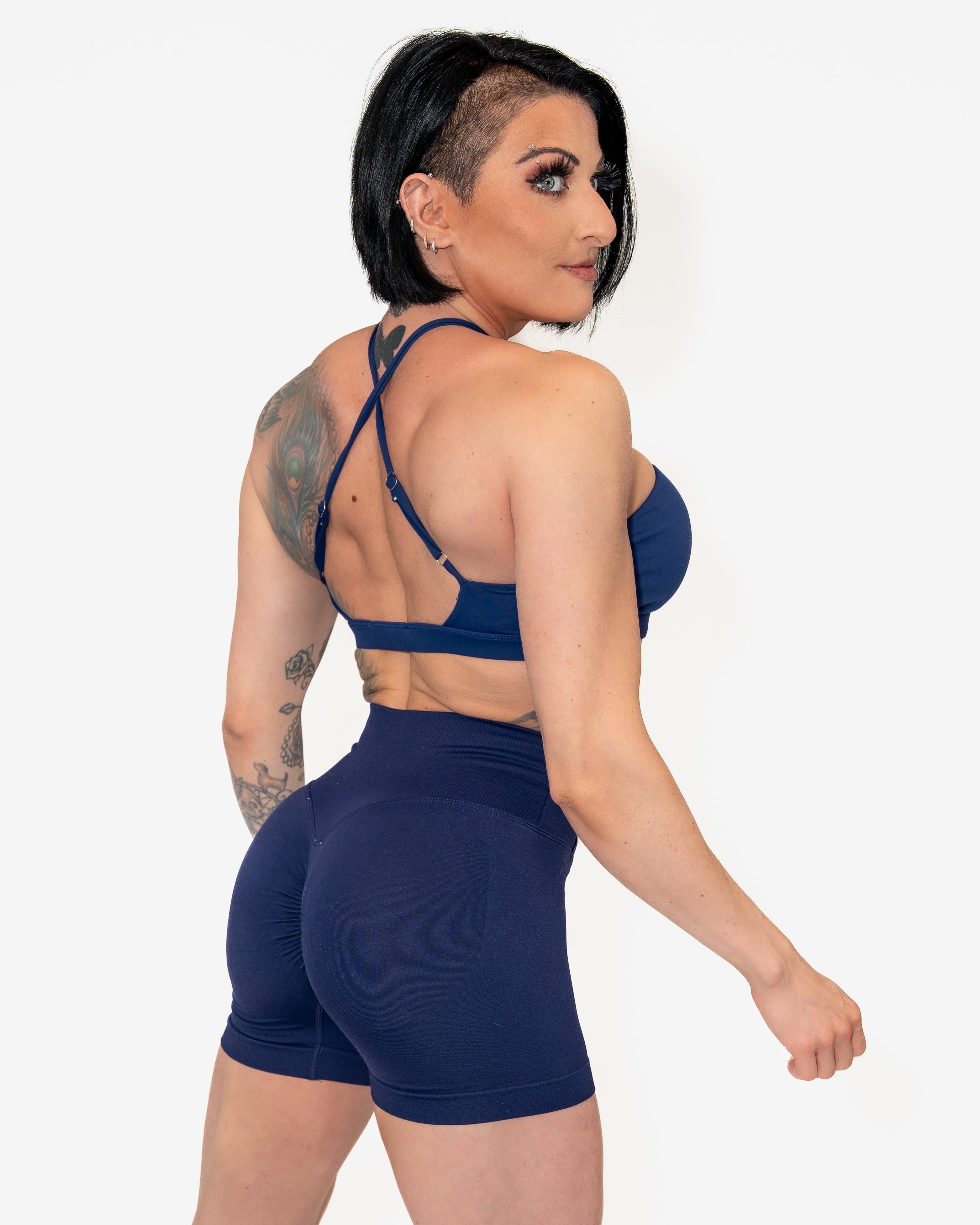 Bombshell X-Factor Bra - Crisp Navy