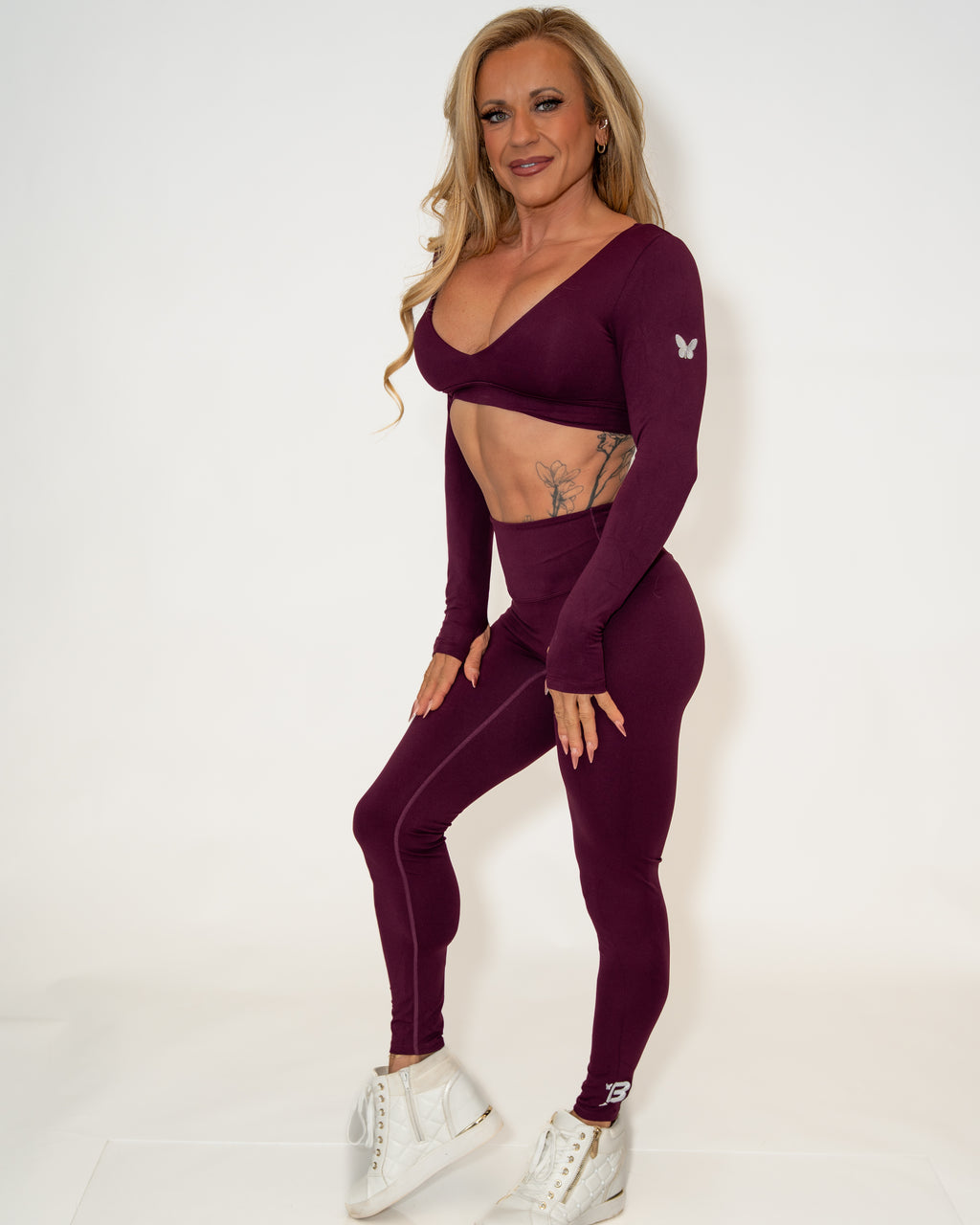 Bombshell Vixen Leggings - Dark Violet
