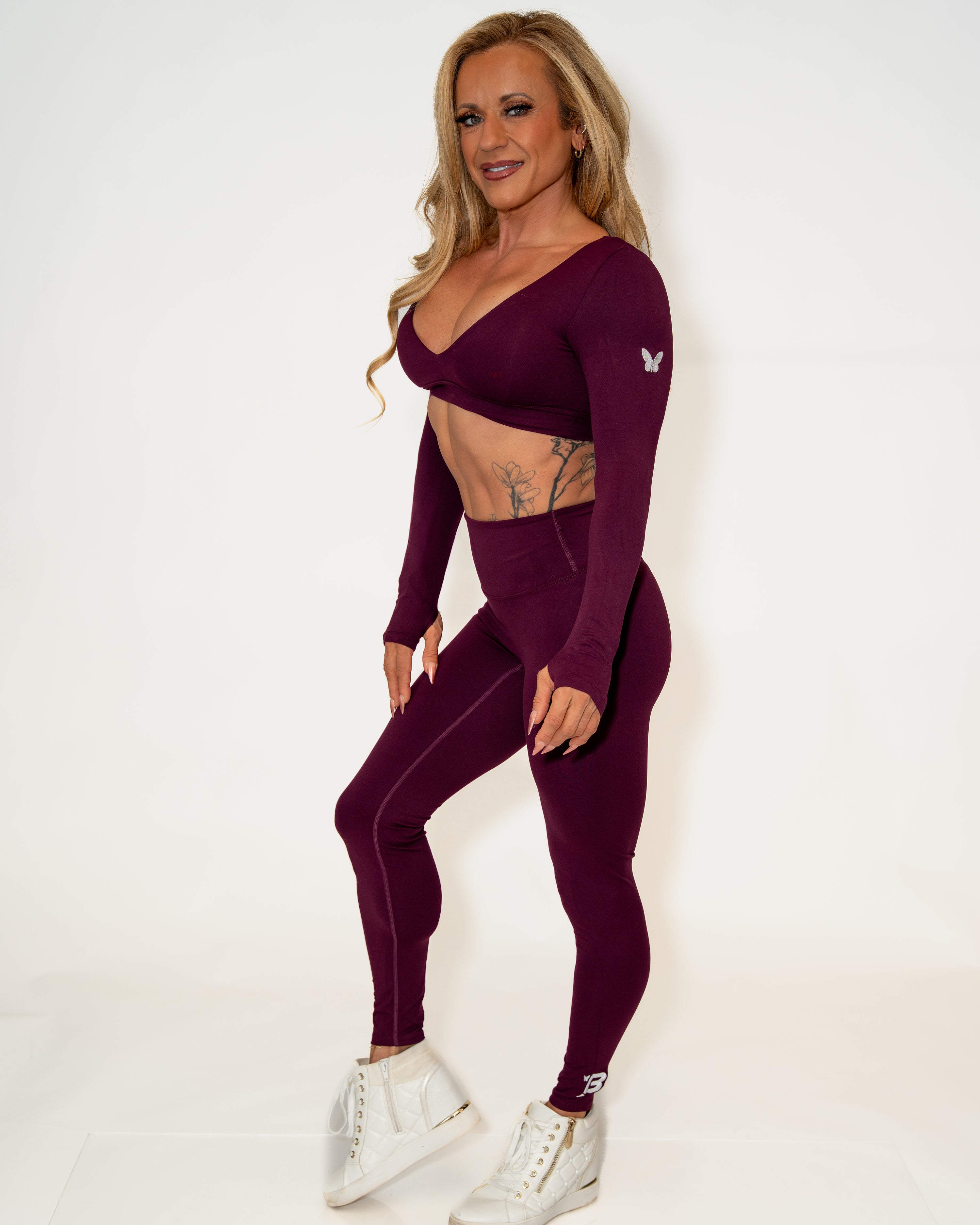 Bombshell Vixen Leggings - Dark Violet