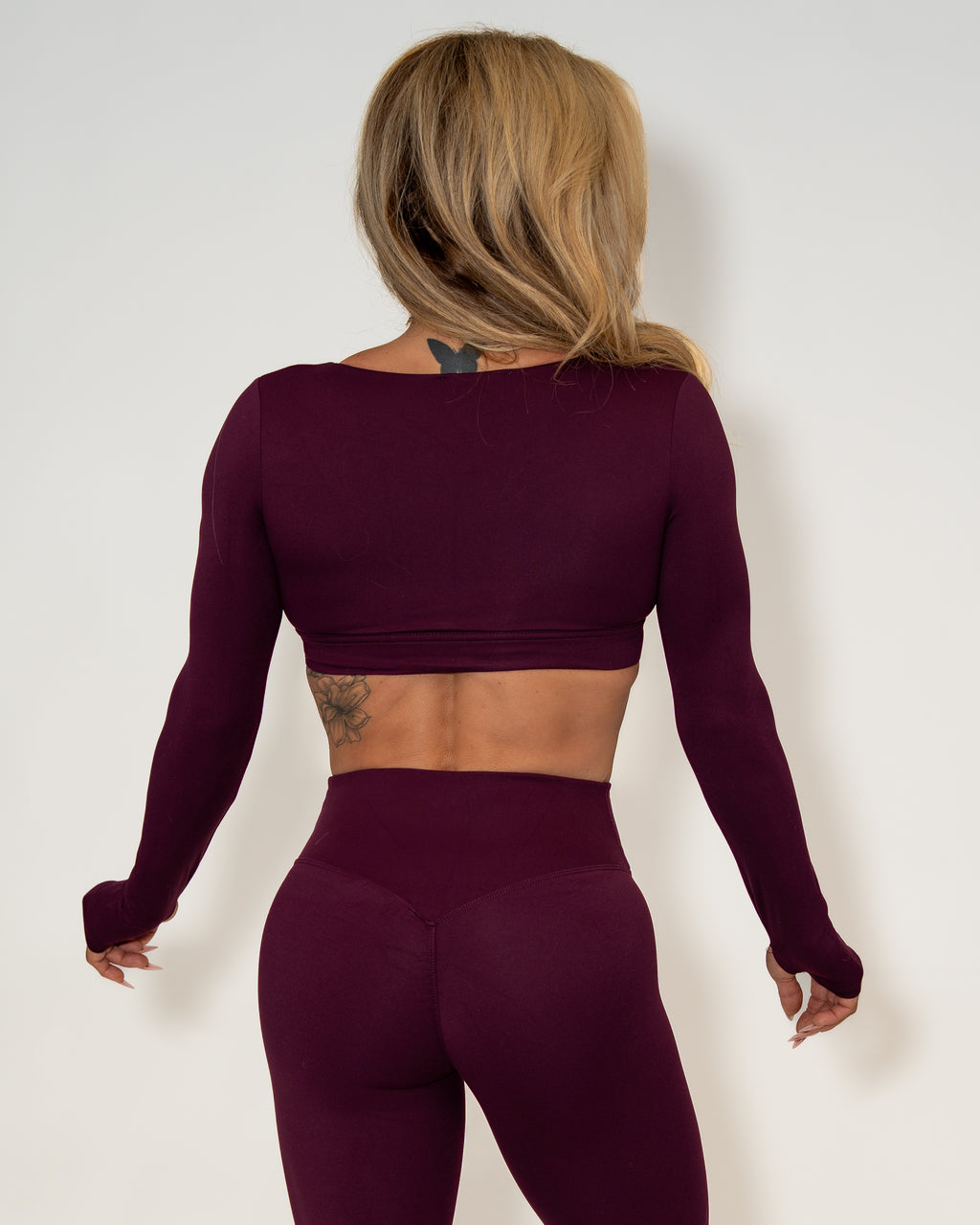 Bombshell Vixen Crop Top -  Dark Violet
