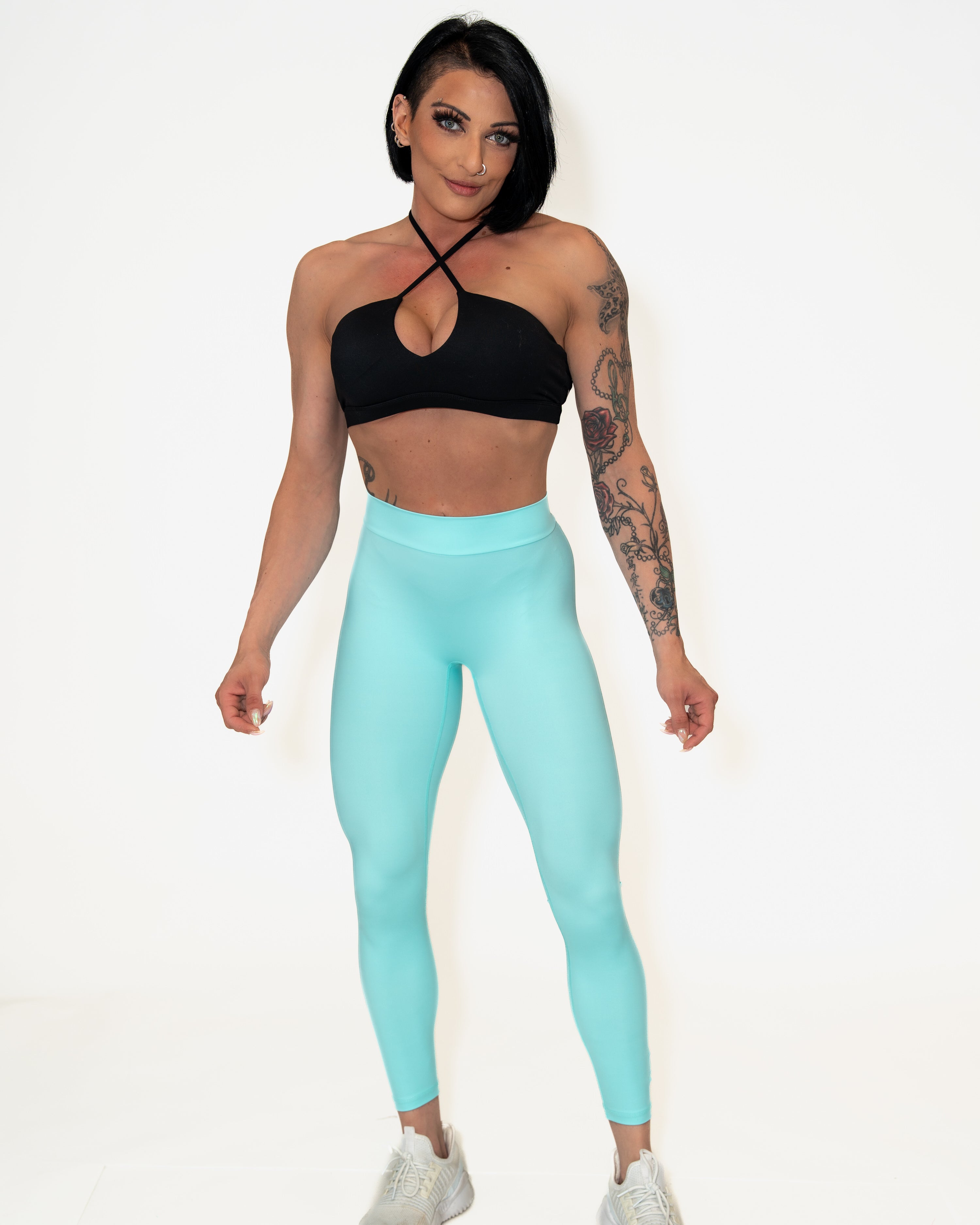 Bombshell Electric Lift Leggings - Arctic Ice Green