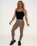 Bombshell Strappy Sculpt Tank - Black/Gold
