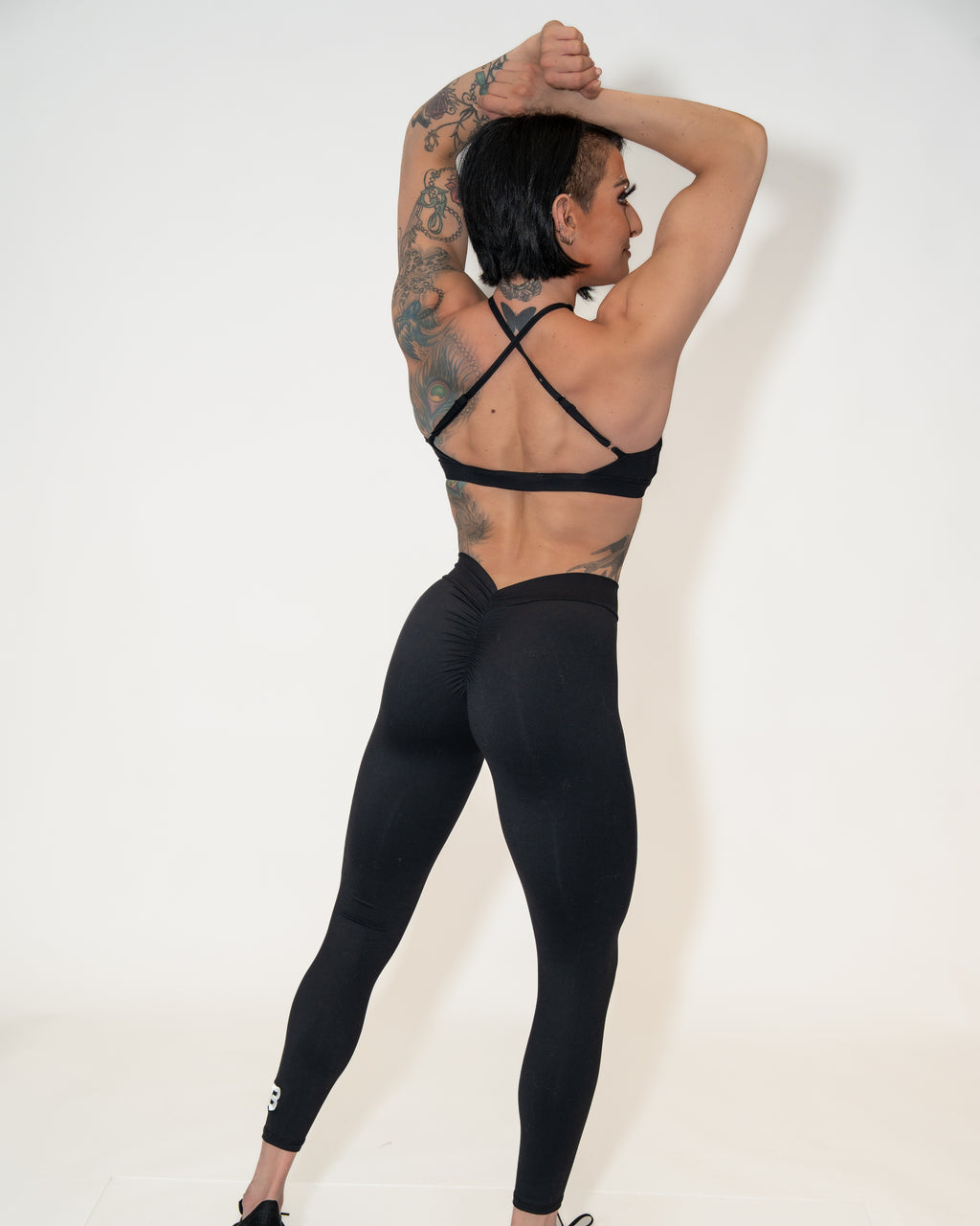 Bombshell Booty Boss Leggings - Black