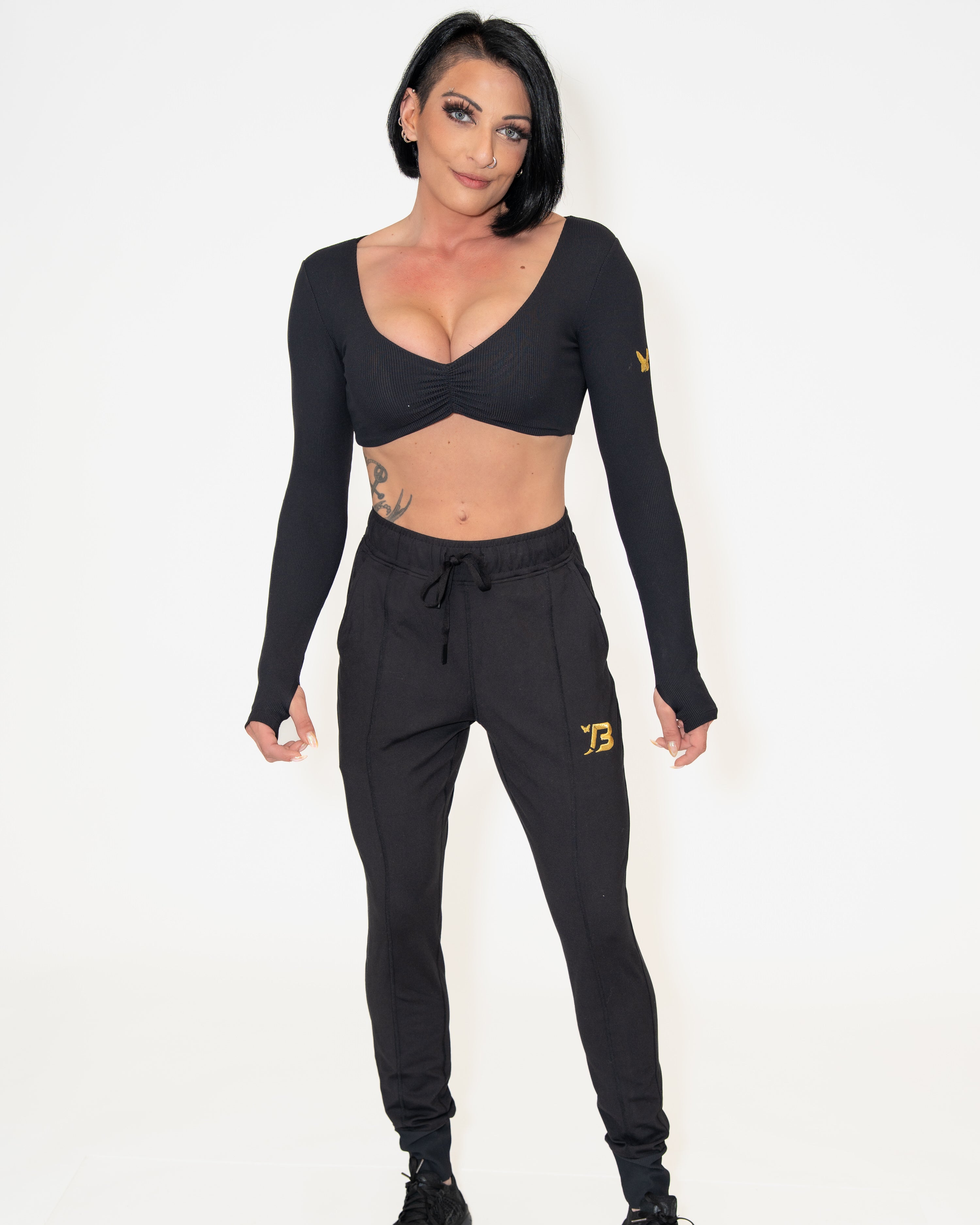 Bombshell Contour Joggers - Not So Basic Black
