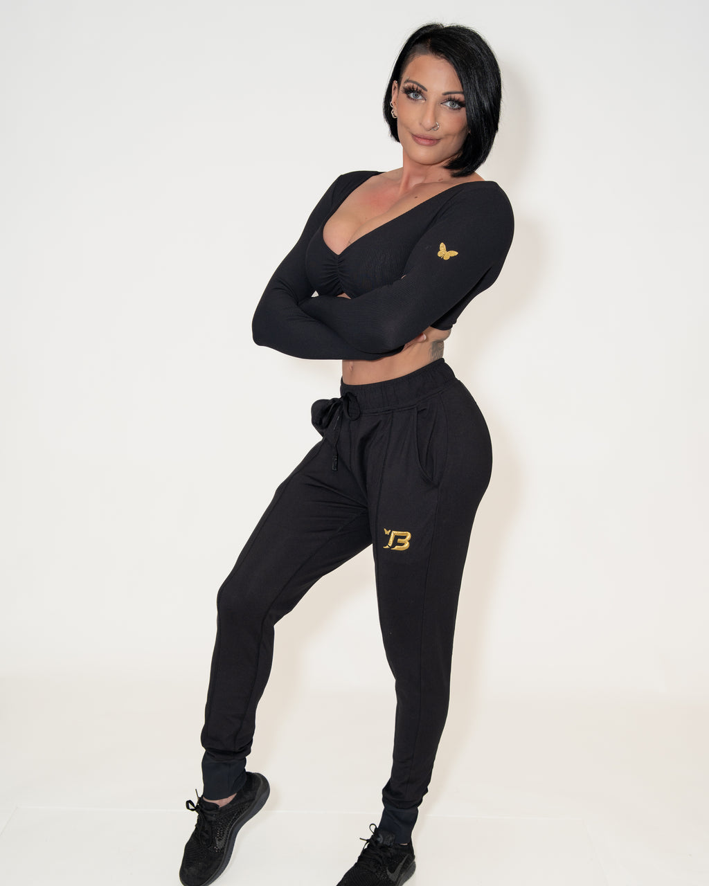 Bombshell Contour Joggers - Not So Basic Black