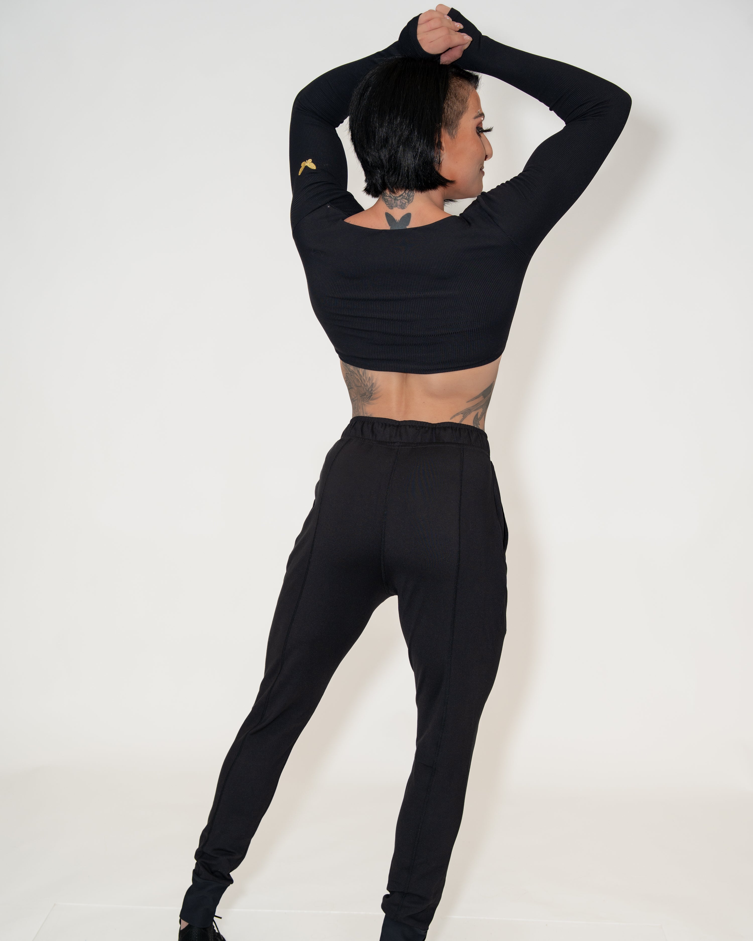Bombshell Contour Joggers - Not So Basic Black