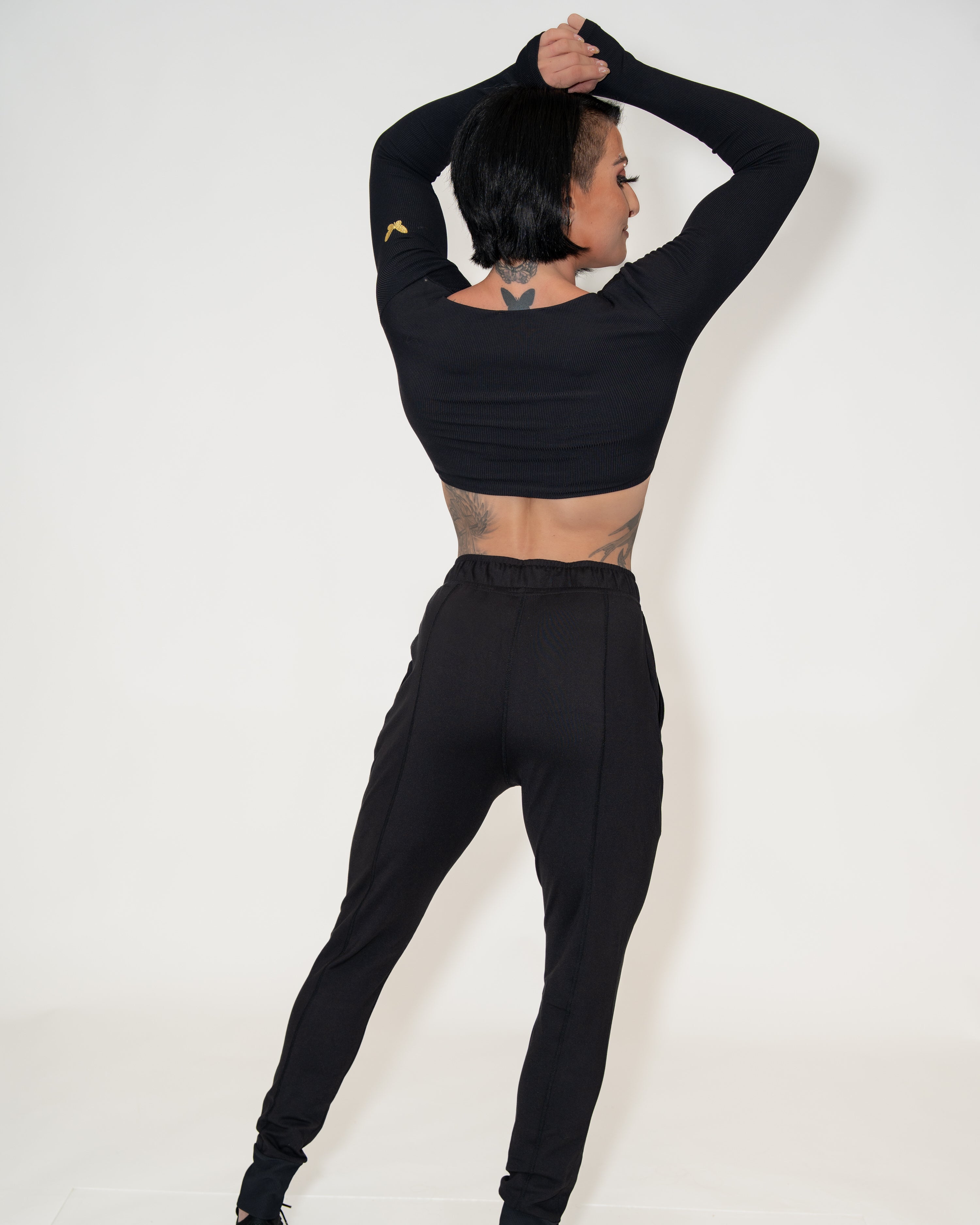 Bombshell Contour Joggers - Not So Basic Black