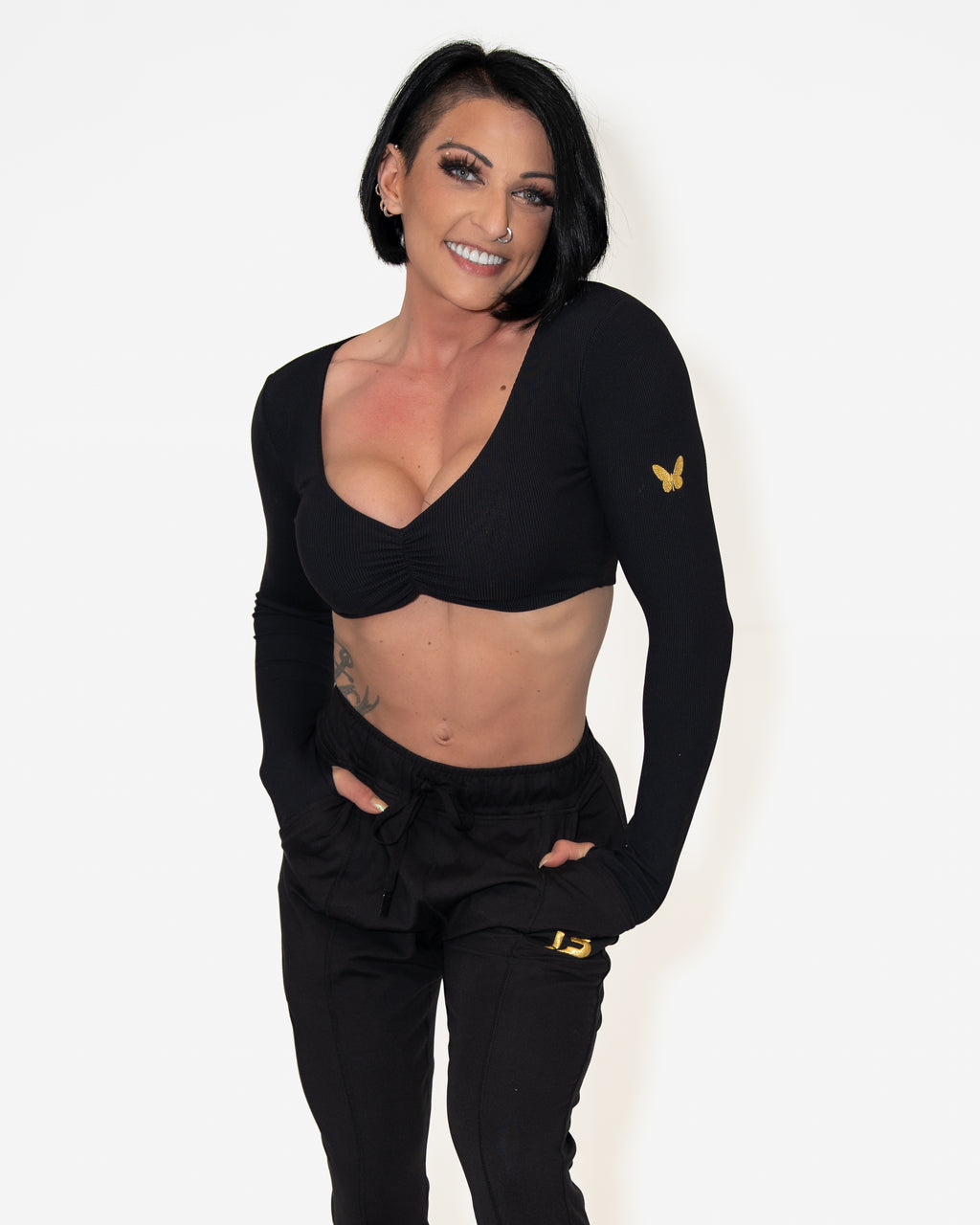 Bombshell Cinch & Slay Crop