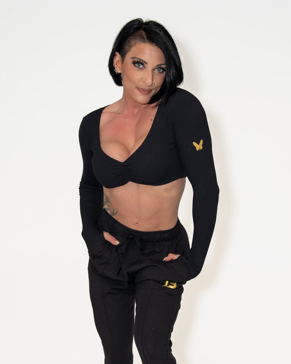 Bombshell Cinch & Slay Crop