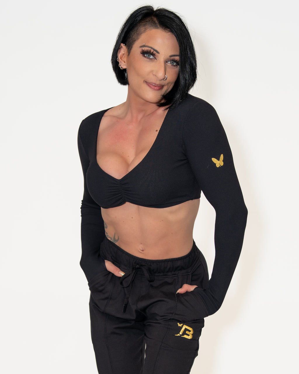 Bombshell Cinch & Slay Crop