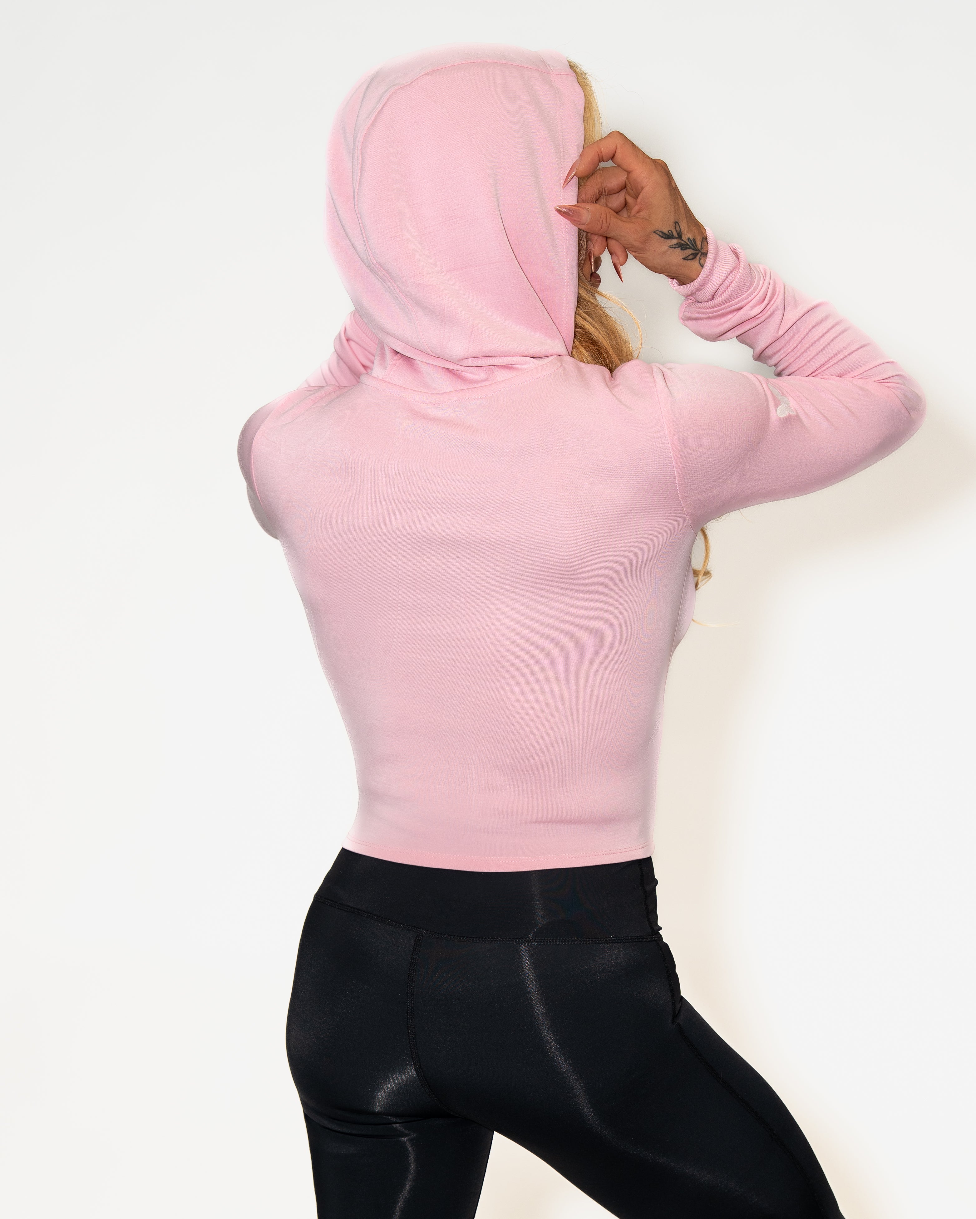 Bombshell Corset Command Hoodie - Candy Pink