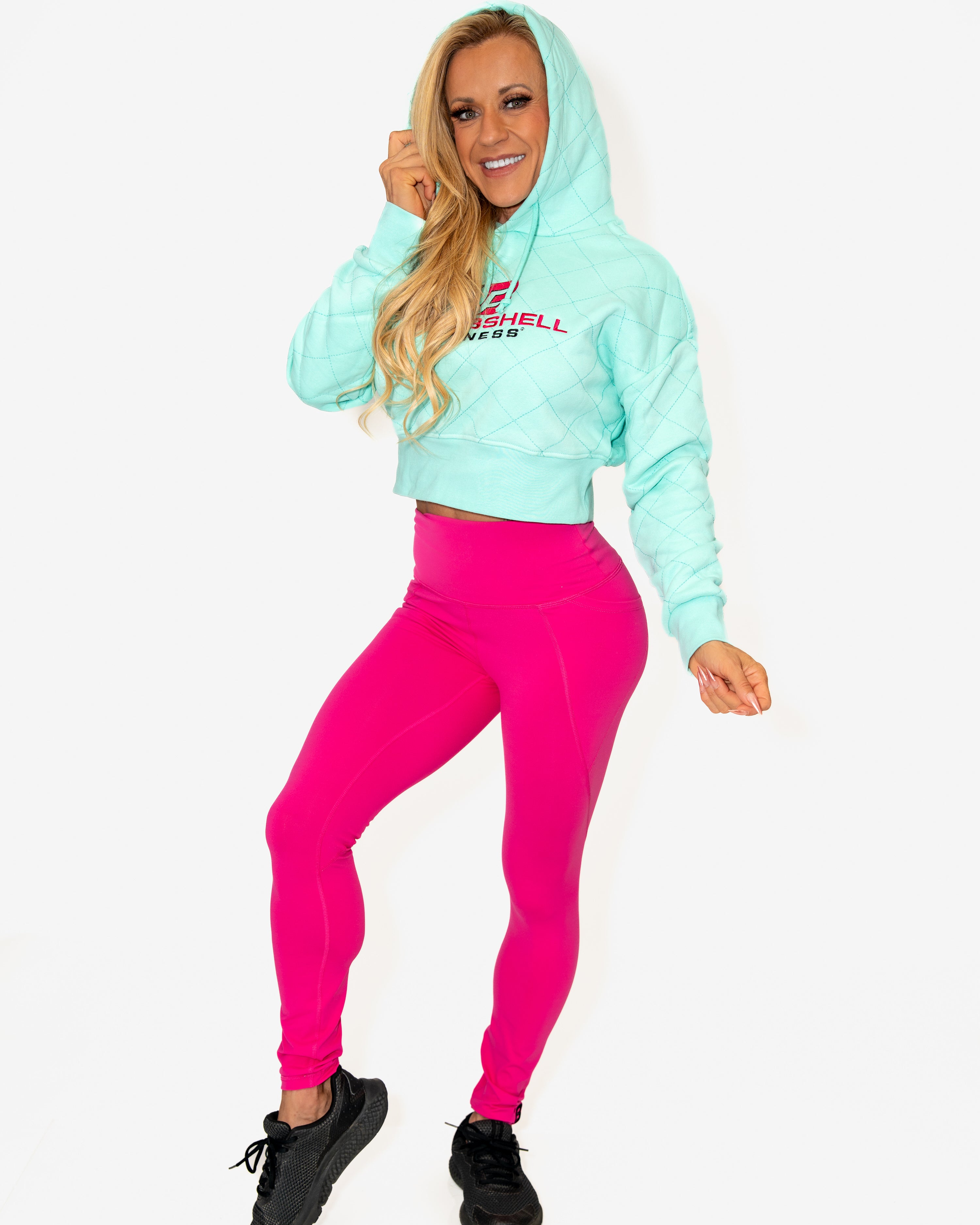 Bombshell FreedomFit Leggings - Magenta Magic