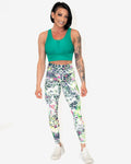 Bombshell Lattice Luxe Sports Bra - Jungle Green
