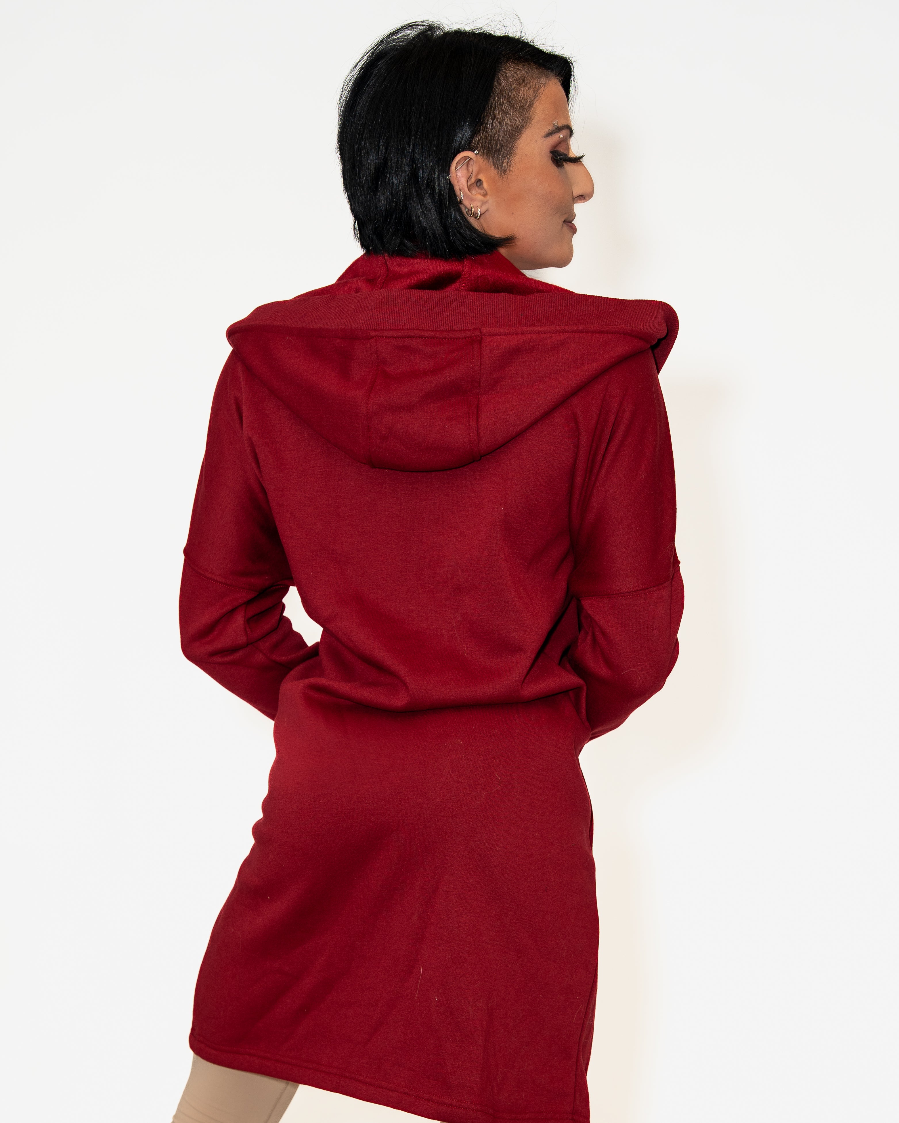 Bombshell Luxe Gym Diva Cover-Up - Red Velvet