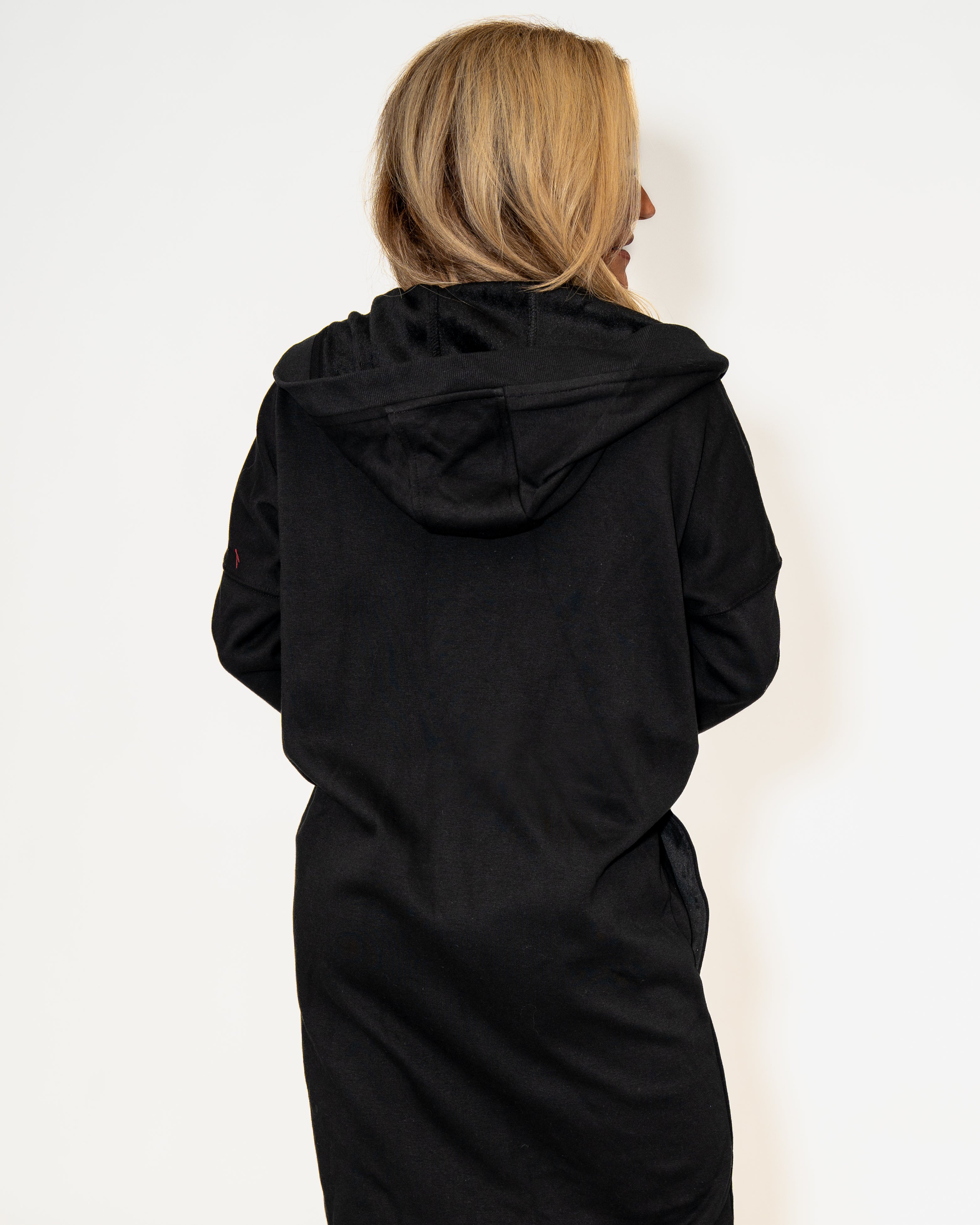 Bombshell Luxe Gym Diva Cover-Up - Not So Basic Black