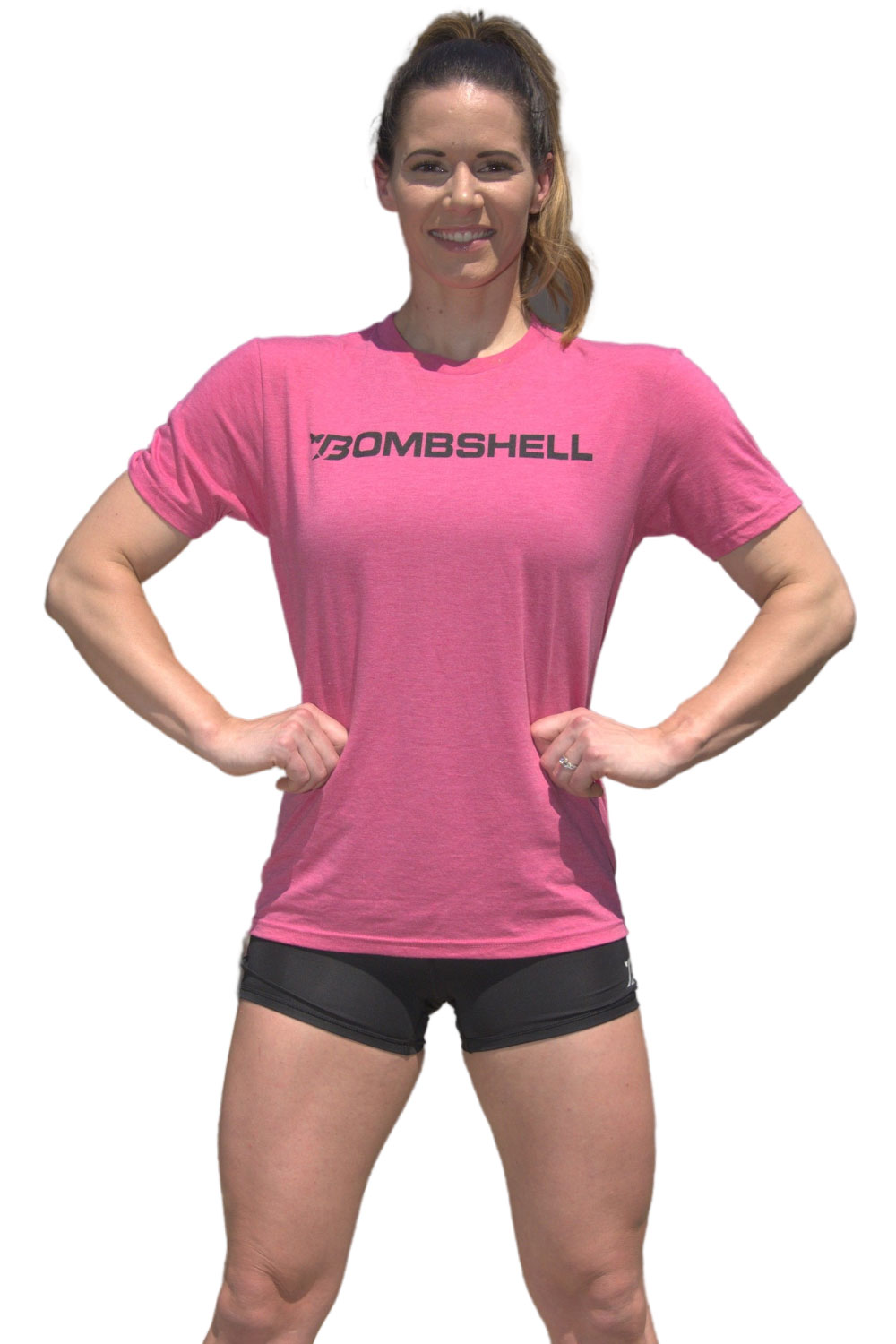 Bombshell Legacy Tee Fuchsia Bombshell Boutique Sportswear 8495