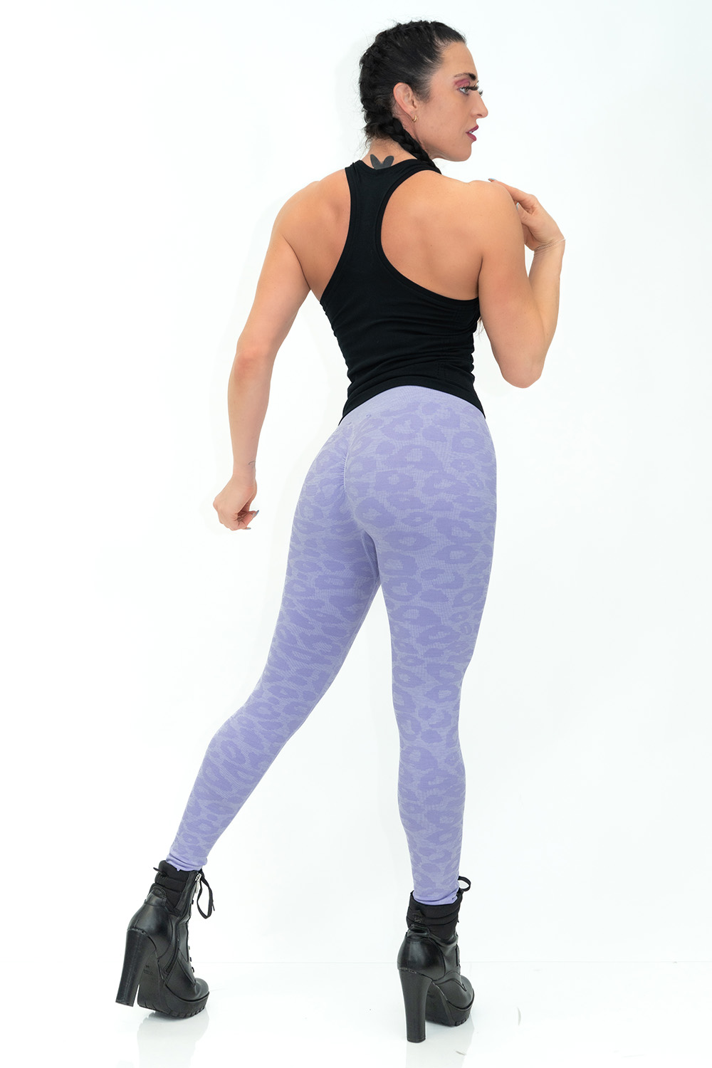 Bombshell Booty Pop Spring Leopard Leggings