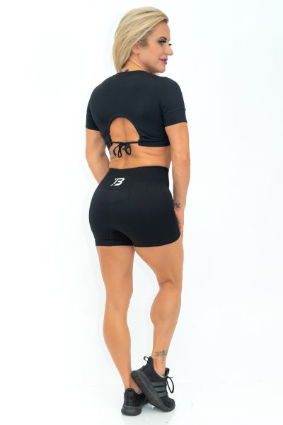 Bombshell Sleek Short Shorts - Black